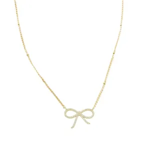 French Bow Necklace