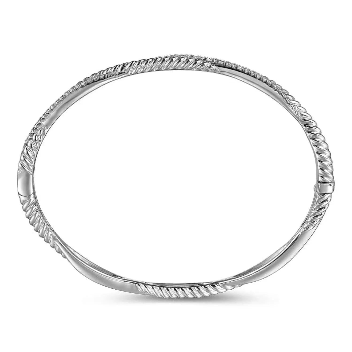 Gabriel & Co. Bujukan Diamond Twist Bangle Bracelet