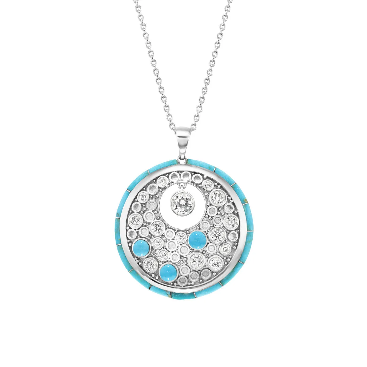 Galaxy Pendant Large (Turquoise)