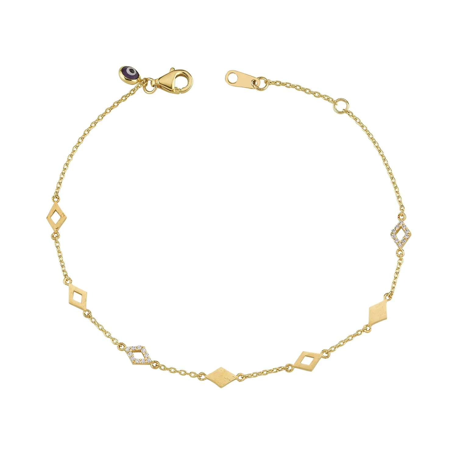 Geometric Parallelogram Bracelet