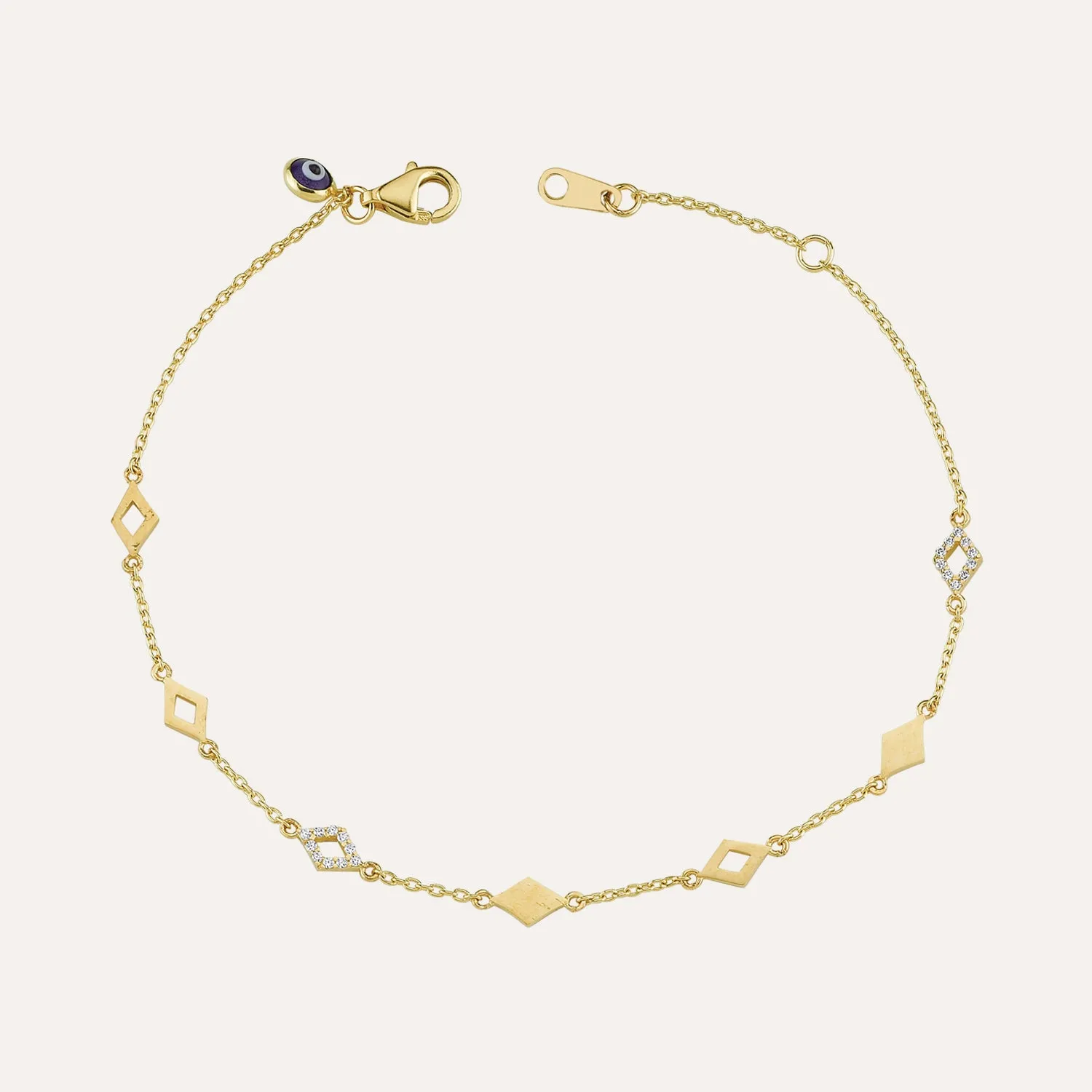 Geometric Parallelogram Bracelet