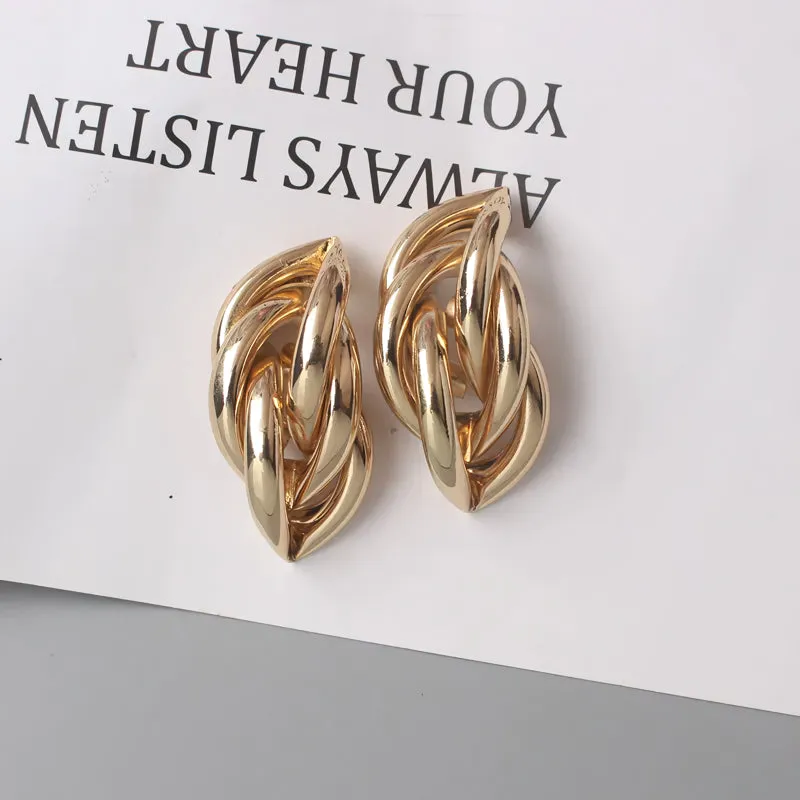 Geometric Statement Earrings