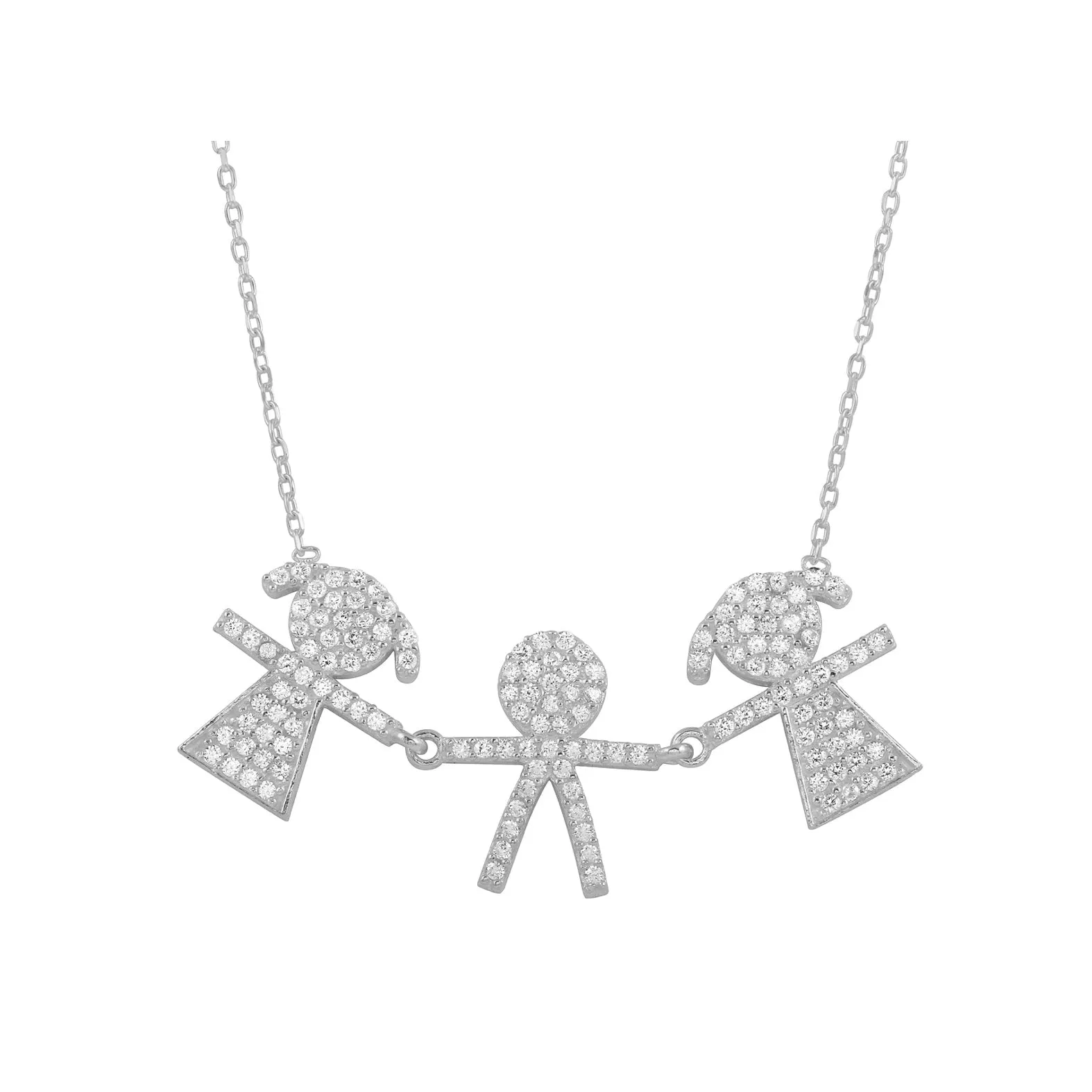 Girl Boy Girl Necklace