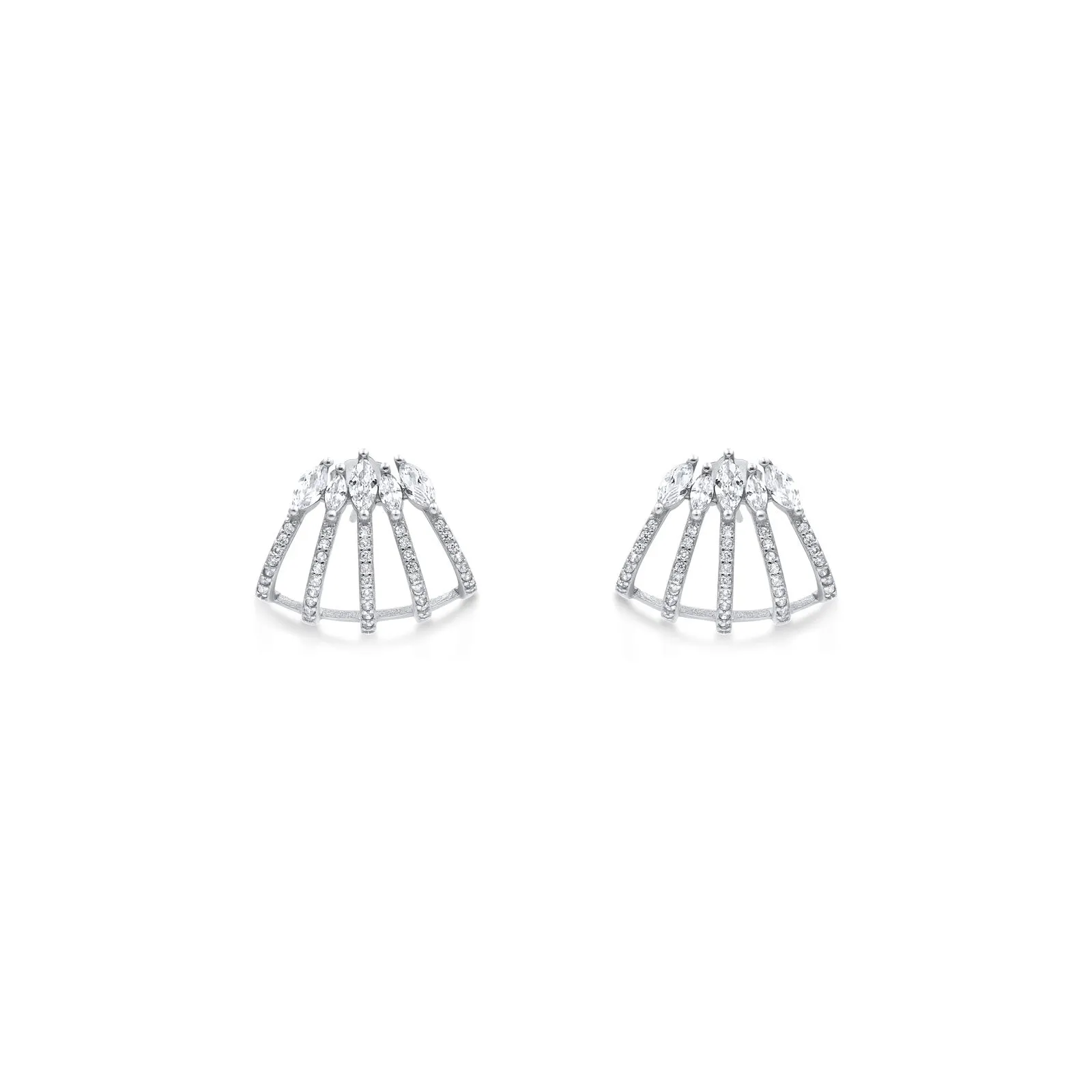 Glitz Statement Wrap Earrings