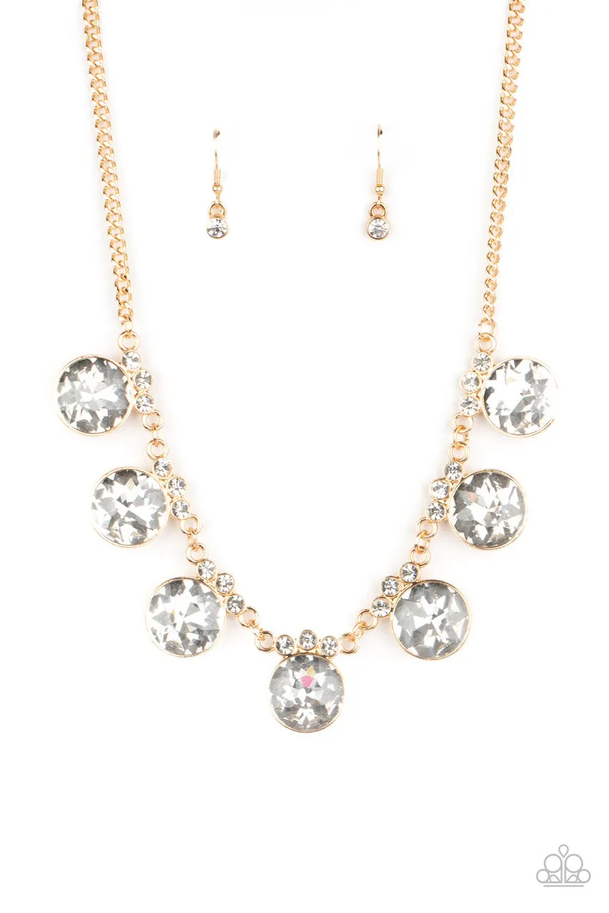 GLOW-Getter Glamour Gold Paparazzi Necklace