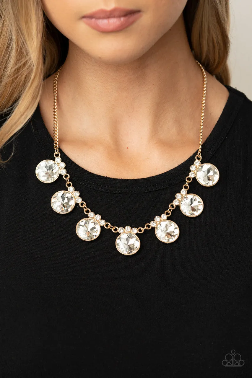 GLOW-Getter Glamour Gold Paparazzi Necklace