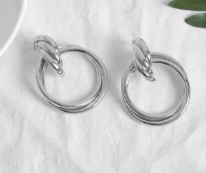 Go Big|Oversized Round Drop Earrings
