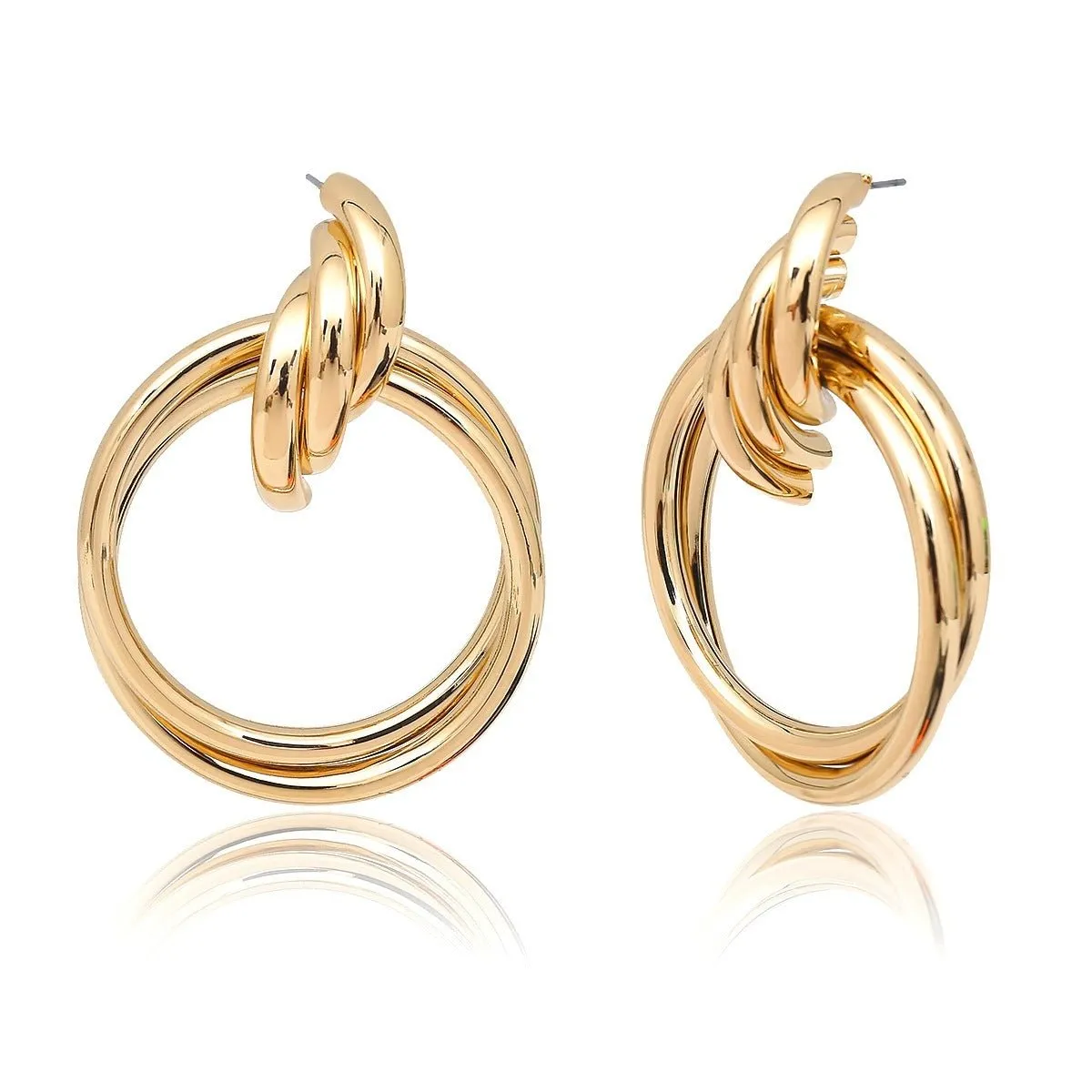 Go Big|Oversized Round Drop Earrings