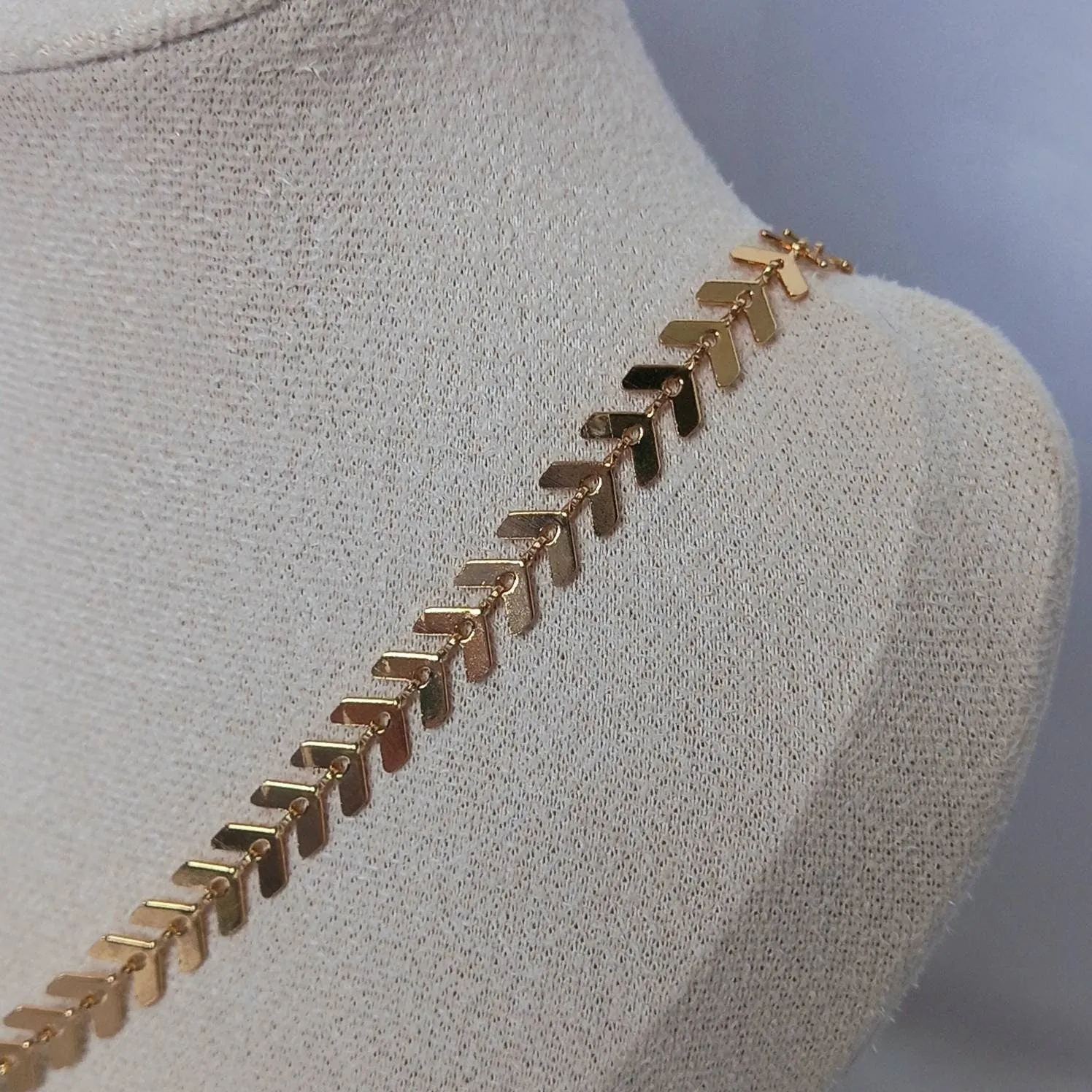 Gold Beaded Choker Necklace - Gold Necklaces,Green Beaded Necklaces,Green Necklace,Gold Jewellery In The UK,Gold Choker Necklaces In The UK