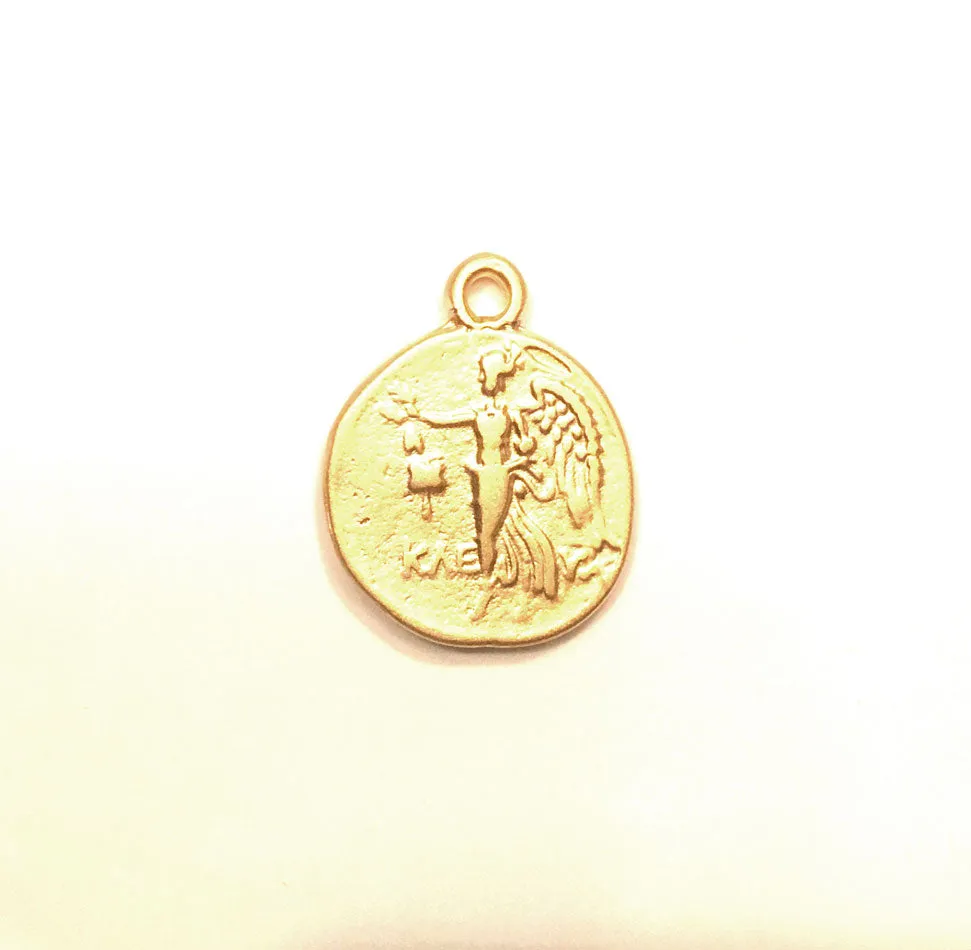 Gold Coin Medallion Necklace