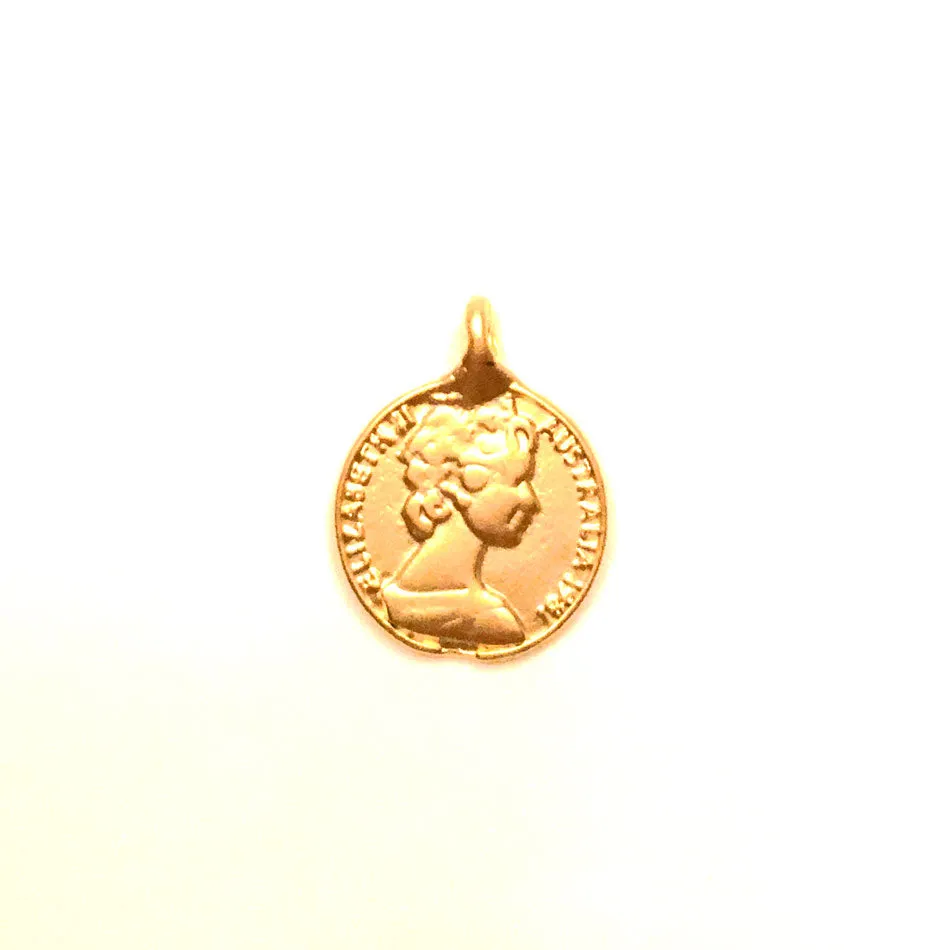 Gold Coin Medallion Necklace
