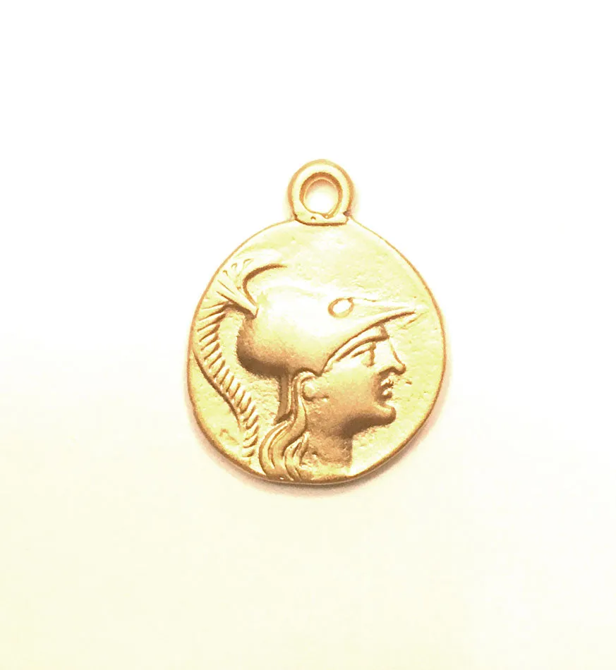 Gold Coin Medallion Necklace