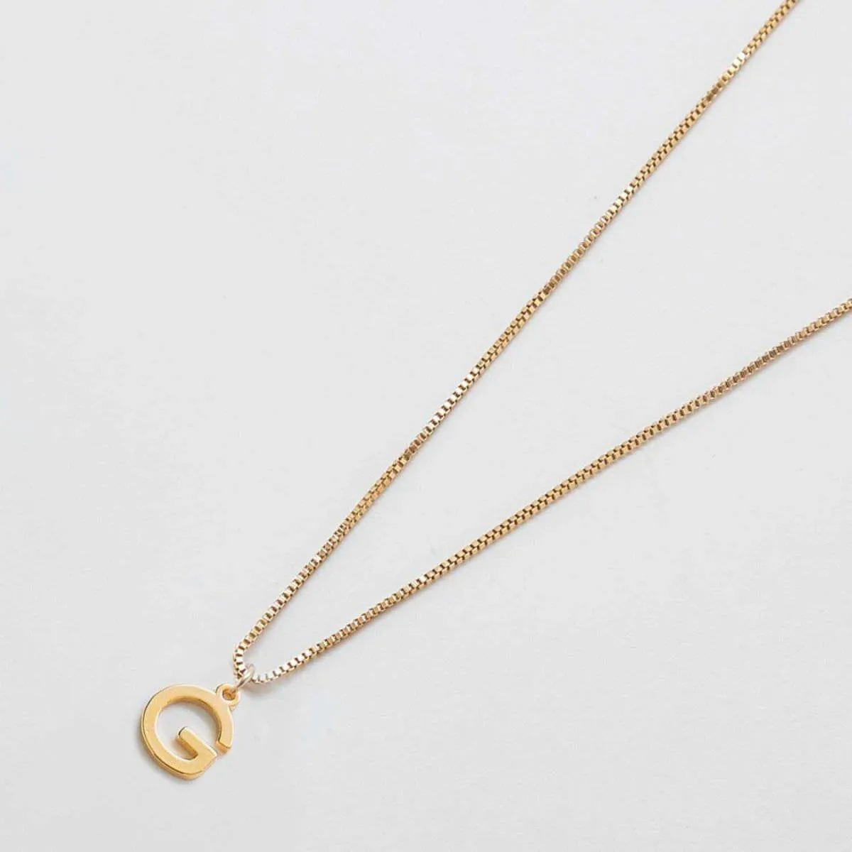Gold Dainty Initial Necklaces