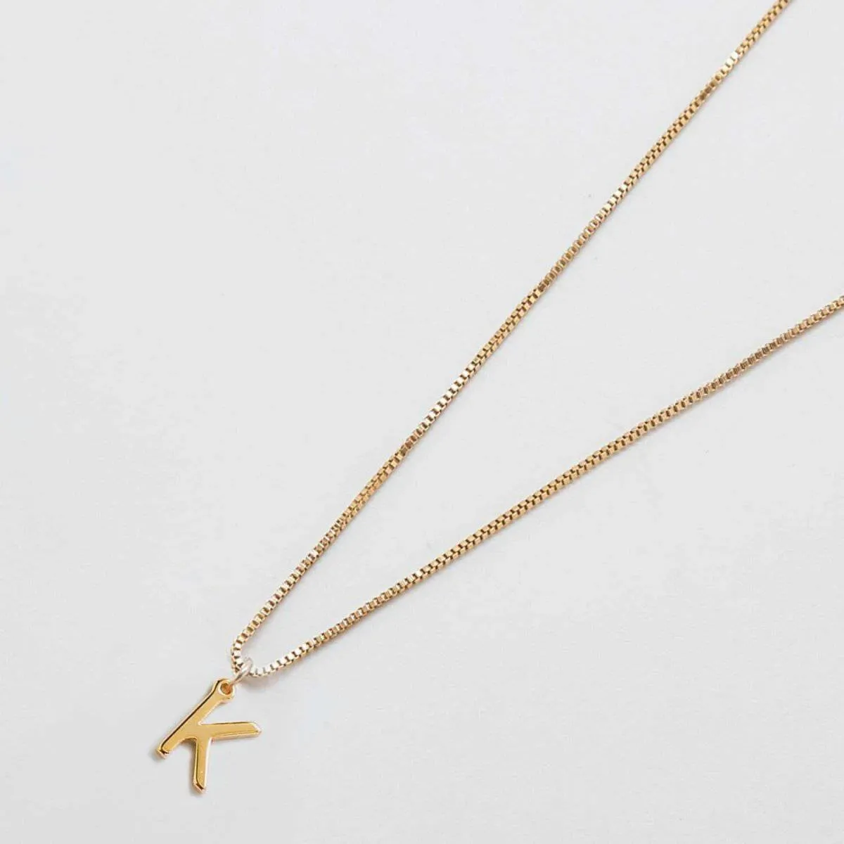 Gold Dainty Initial Necklaces