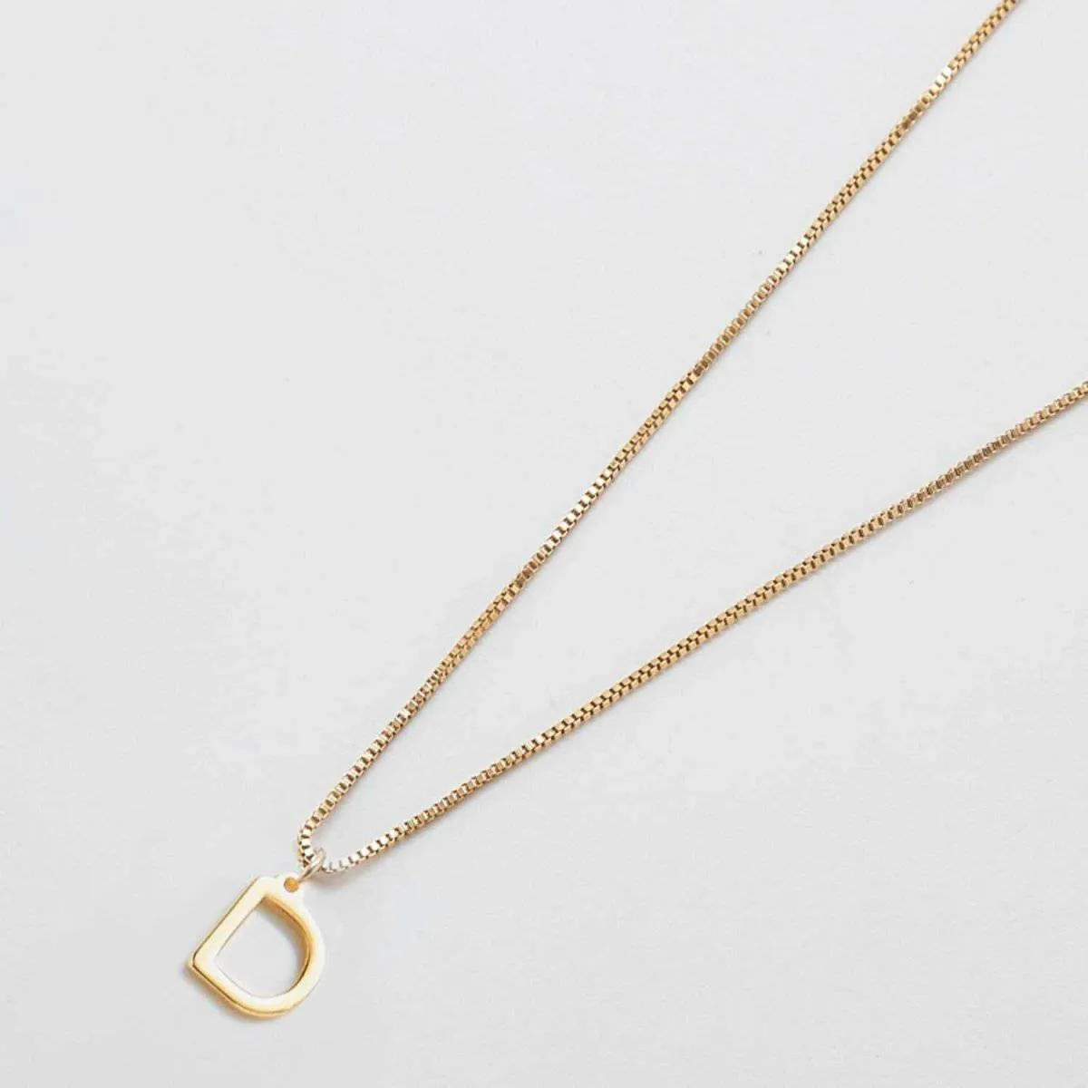 Gold Dainty Initial Necklaces