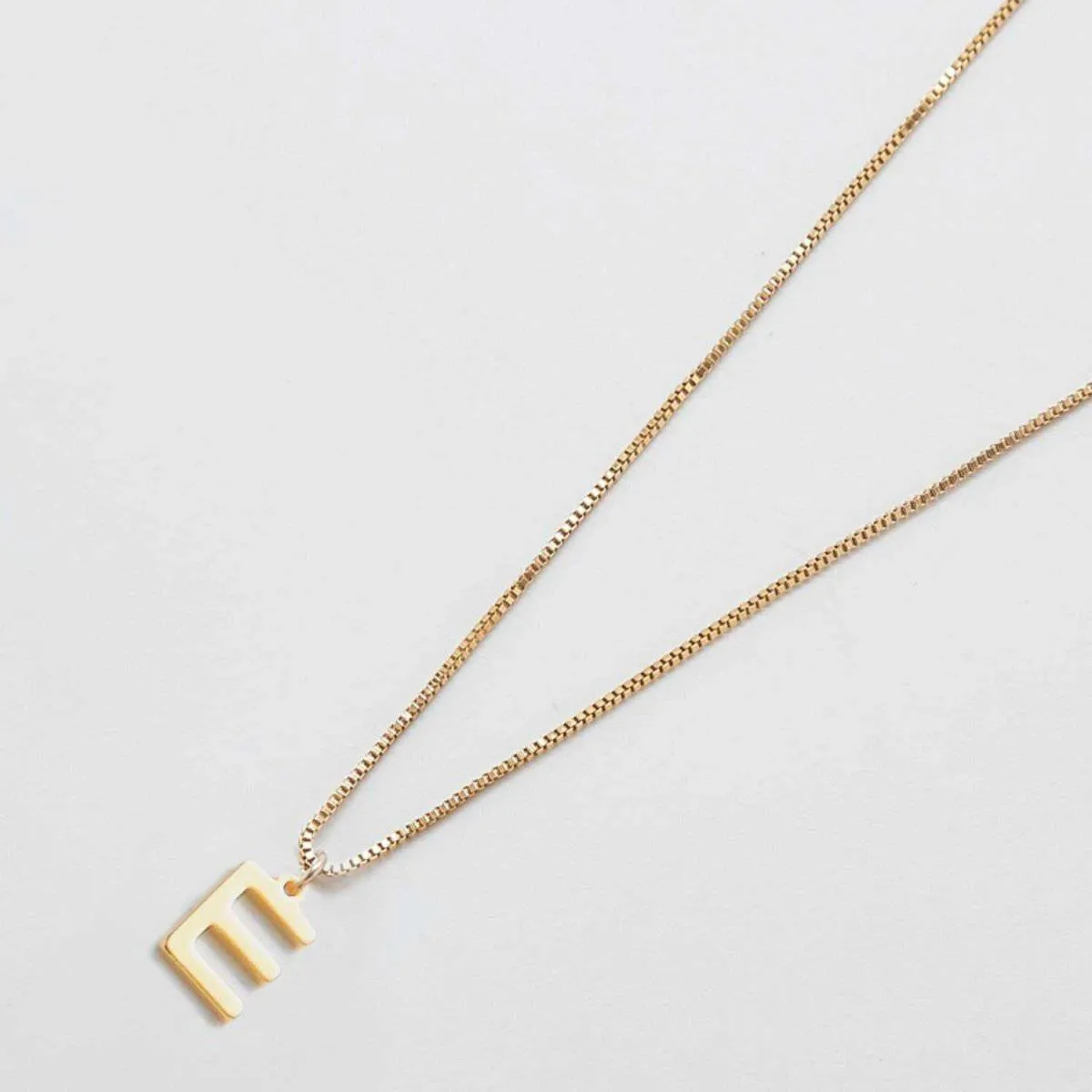 Gold Dainty Initial Necklaces