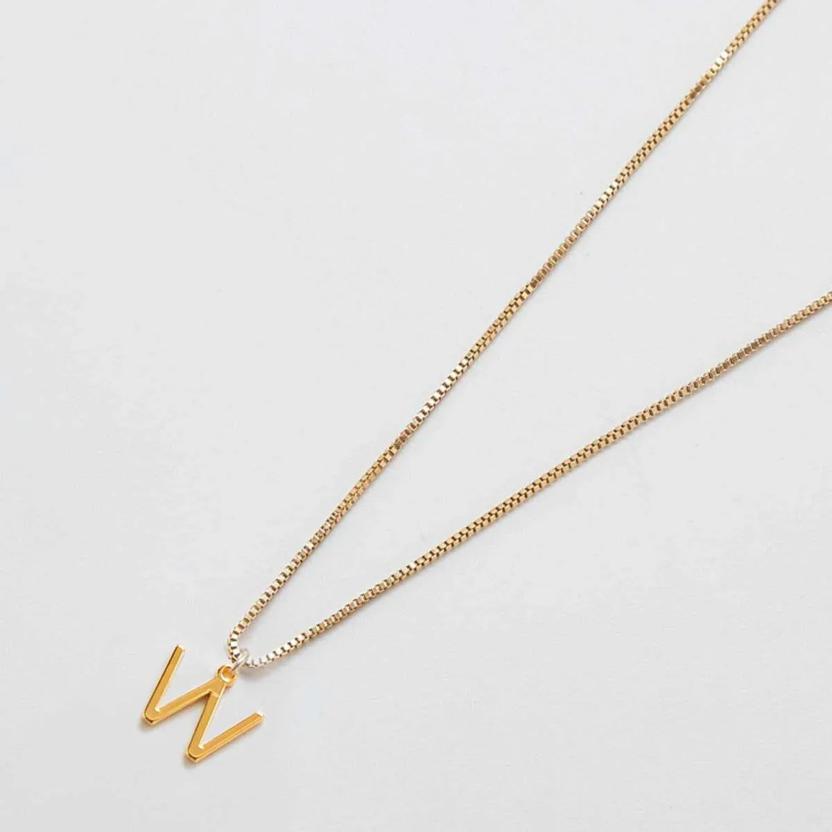 Gold Dainty Initial Necklaces