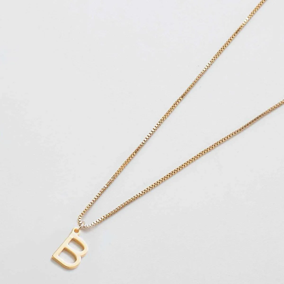 Gold Dainty Initial Necklaces