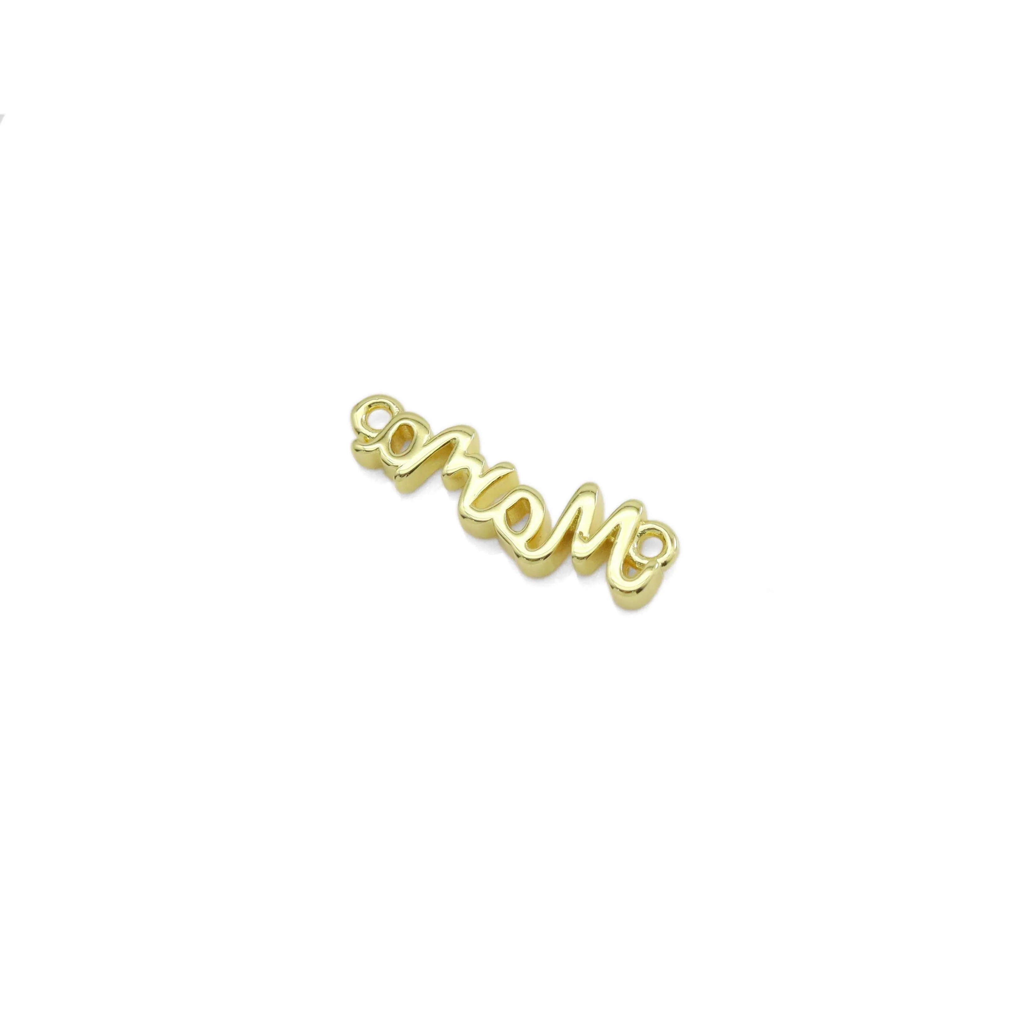 Gold Mama Word Connector charm Mother's Day Charm, Sku#LX443