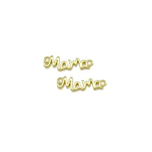 Gold Mama Word Connector charm Mother's Day Charm, Sku#LX443