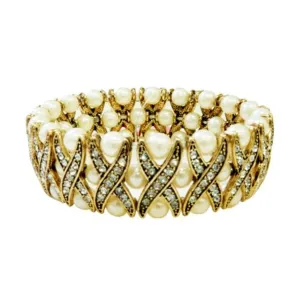 GOLD-PEARL BRACELET  #FW1203388 (XB20)