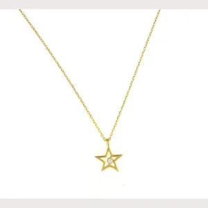 Gold Star Necklace