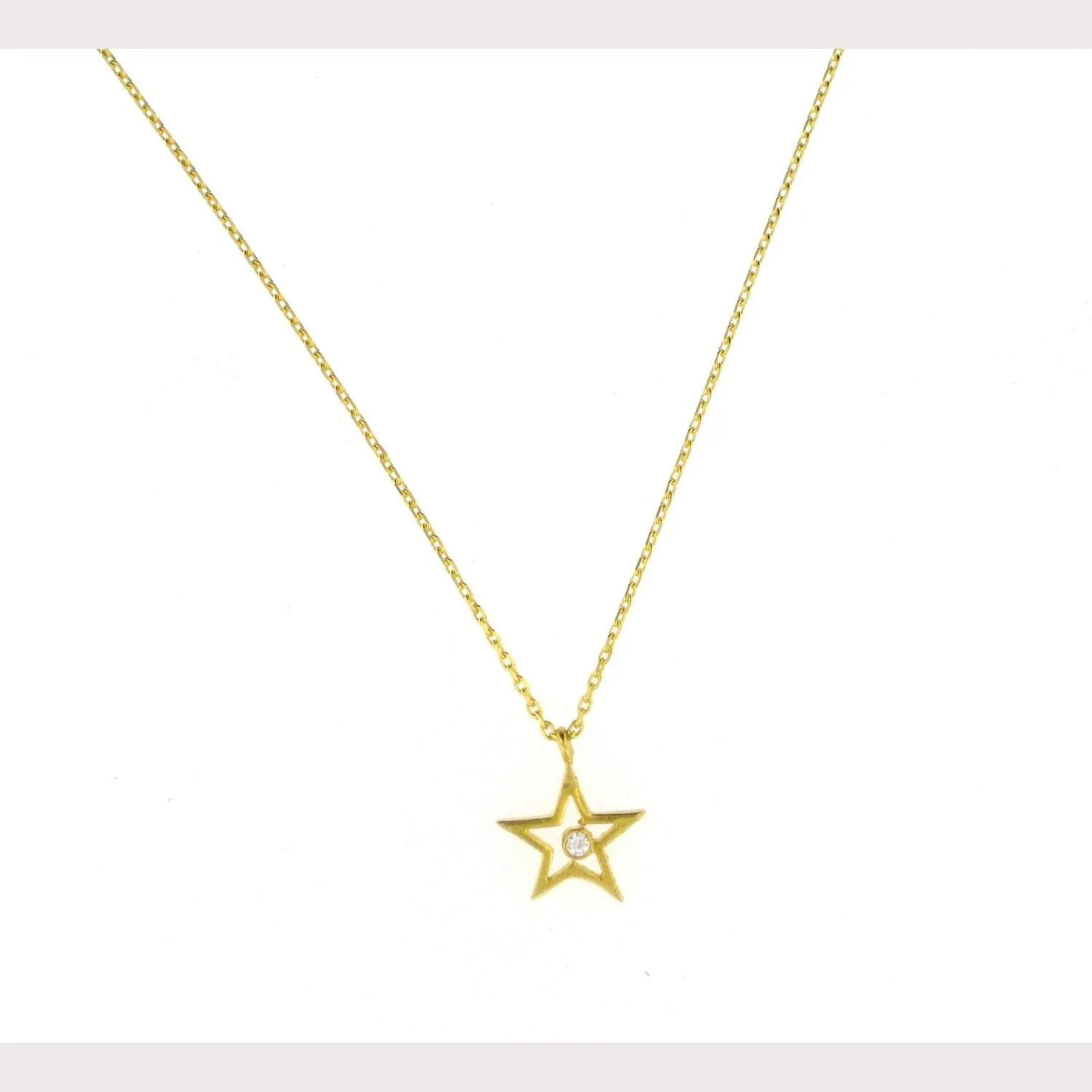 Gold Star Necklace
