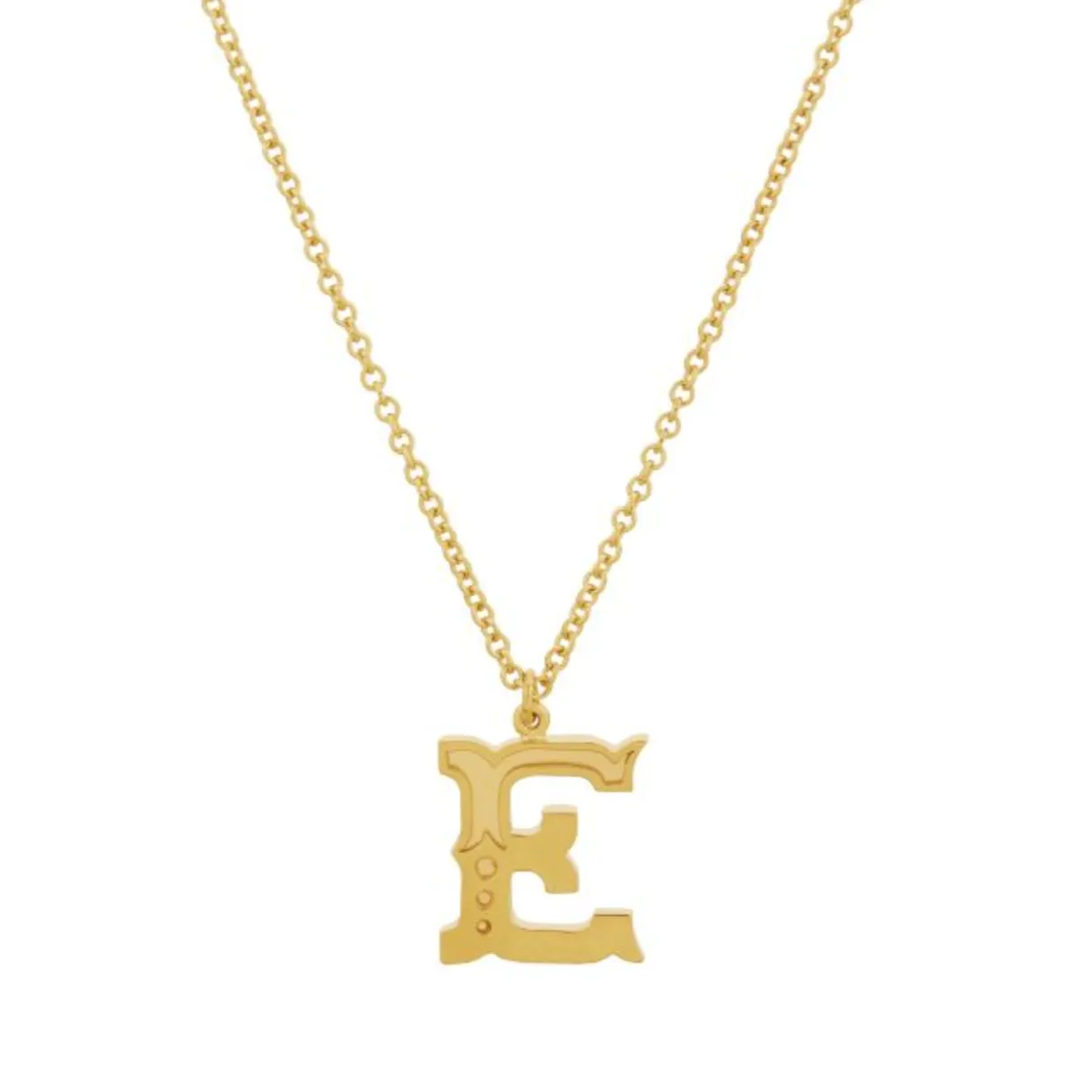 Gothic Initial Pendant