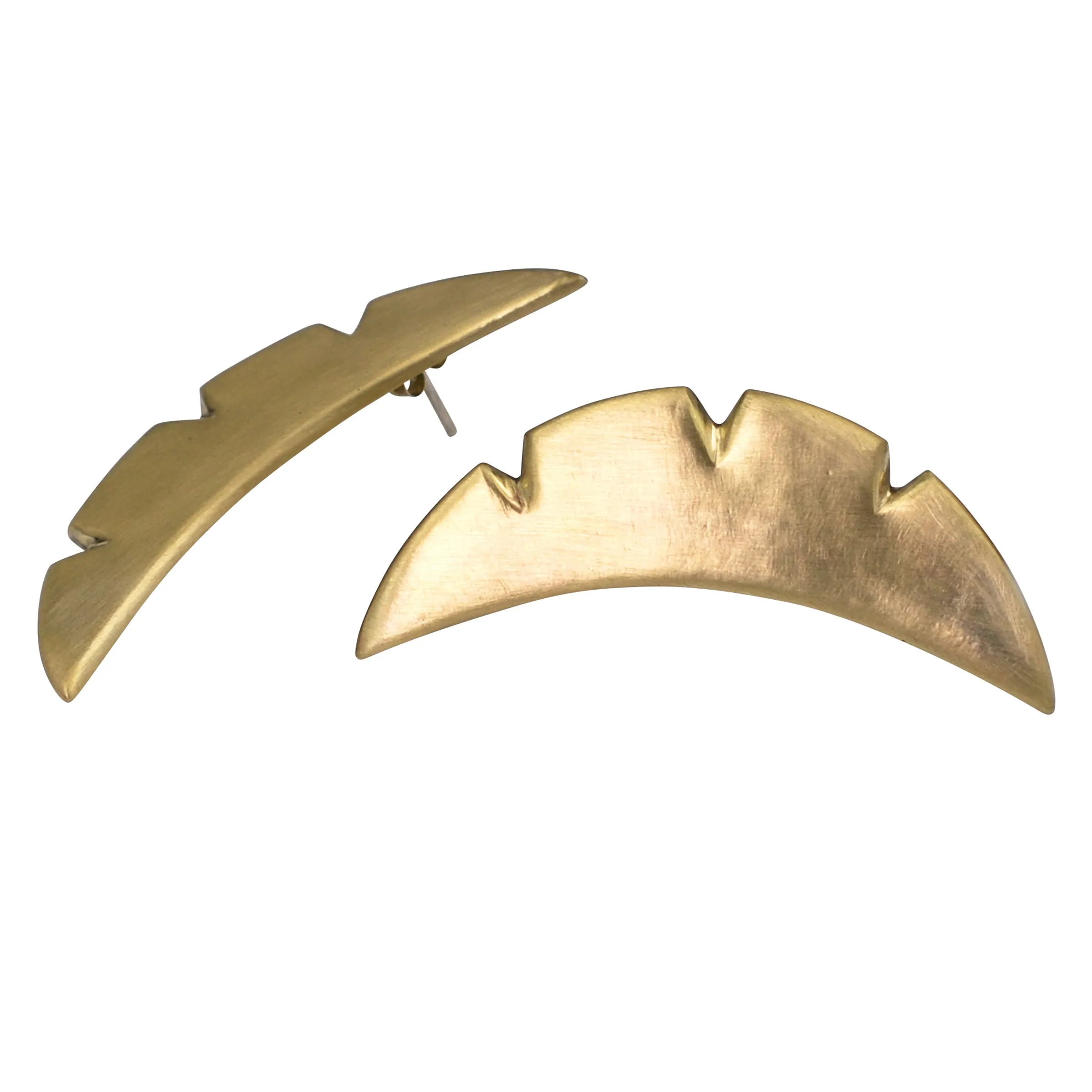 Half Moon Shield Earrings