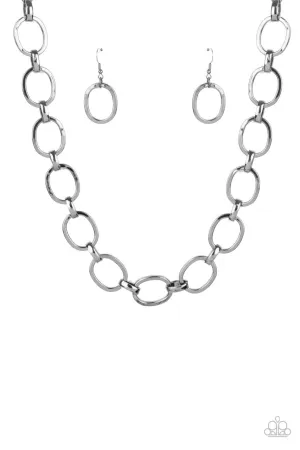 HAUTE-ly Contested Black Paparazzi Necklace