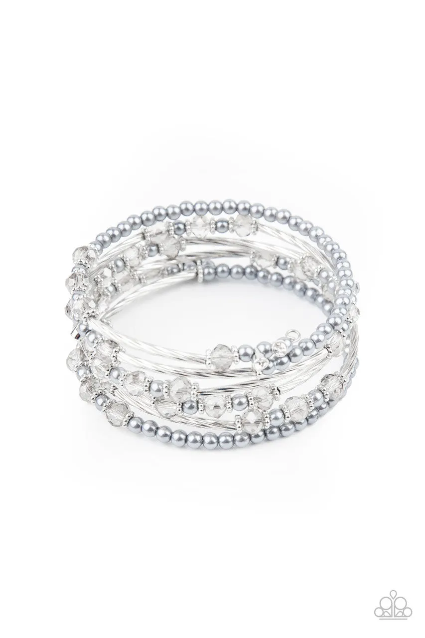 Head-Turning Twinkle Silver Paparazzi Bracelet
