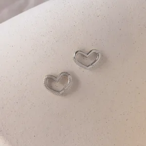 Heart Carabiner Set in Sterling Silver