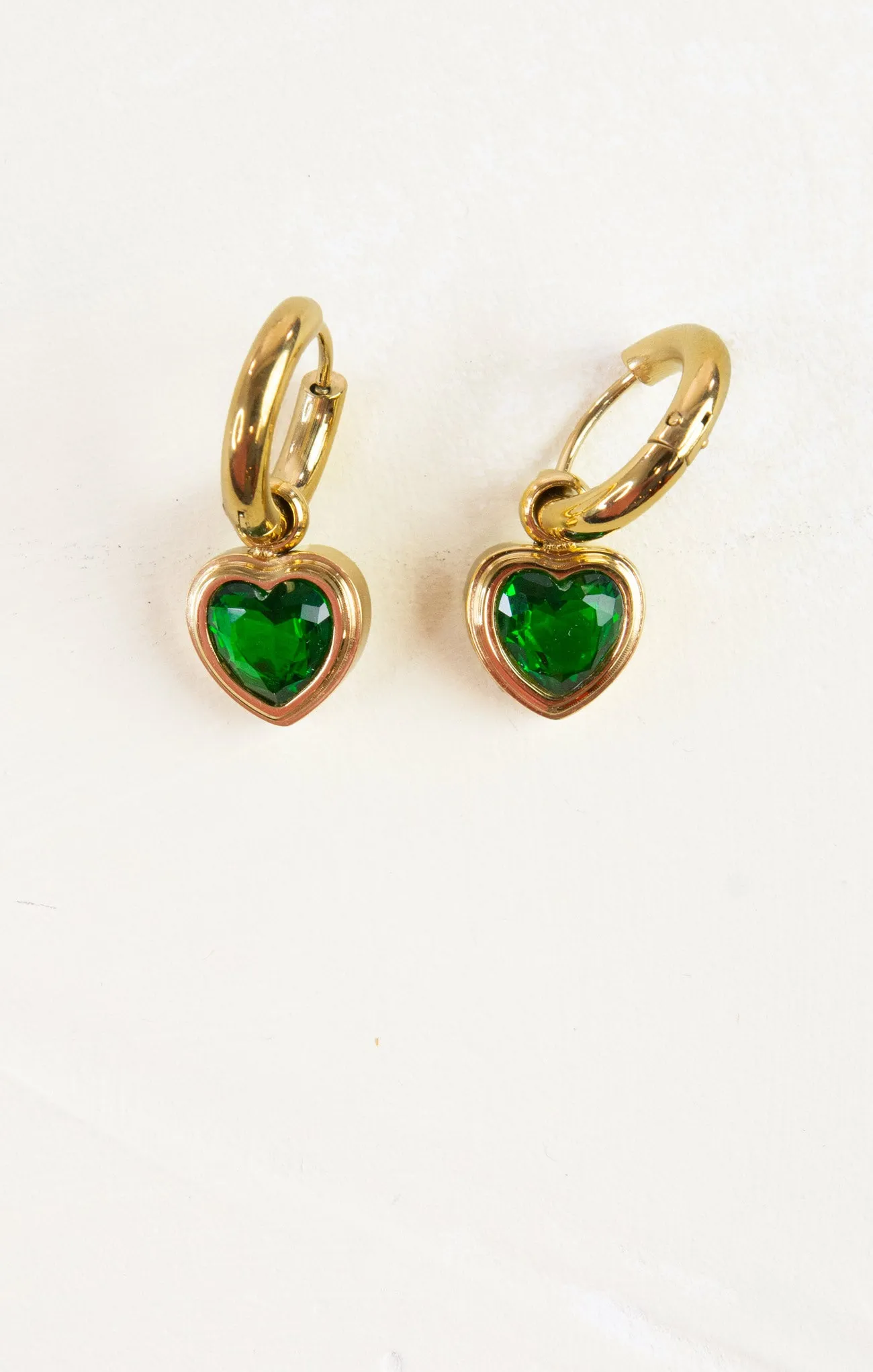 Heart Charm Earrings