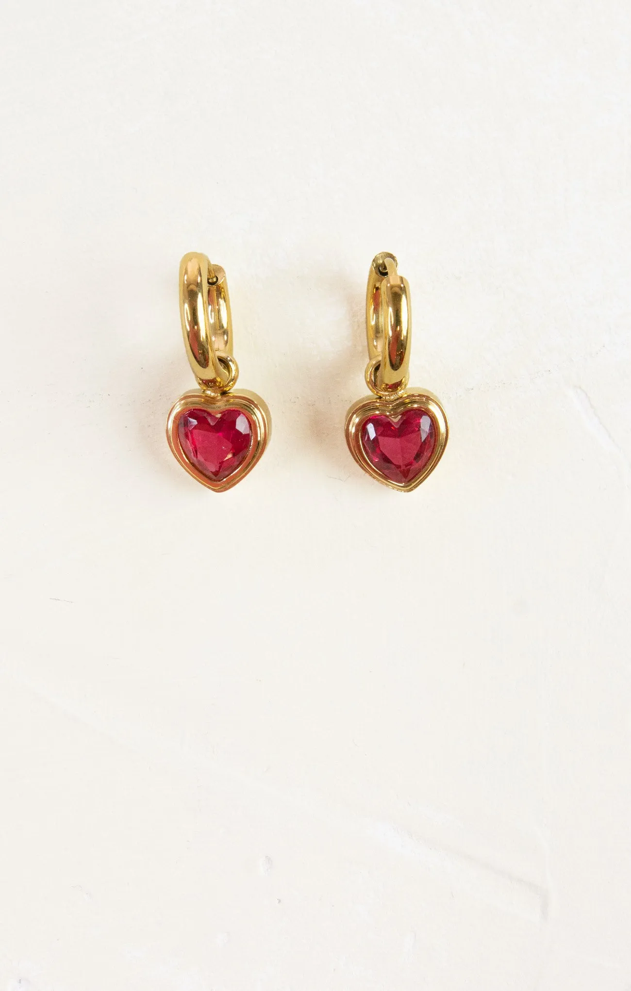 Heart Charm Earrings