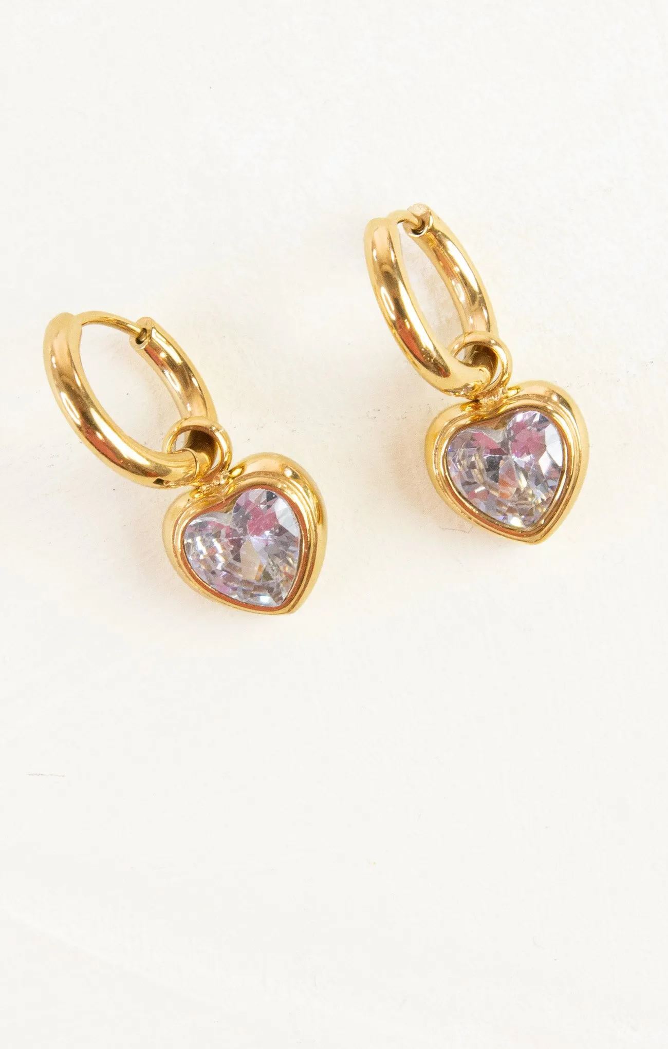 Heart Charm Earrings