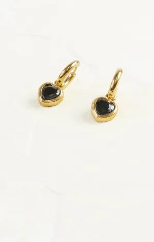 Heart Charm Earrings