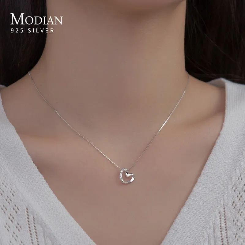 Heart Pendant Necklace for Women