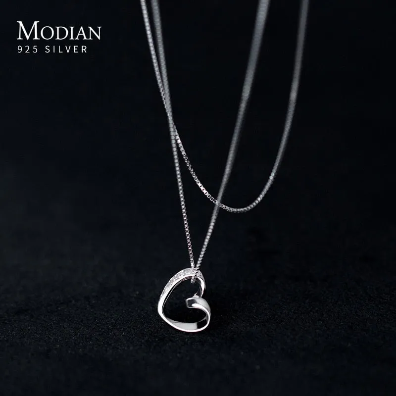 Heart Pendant Necklace for Women