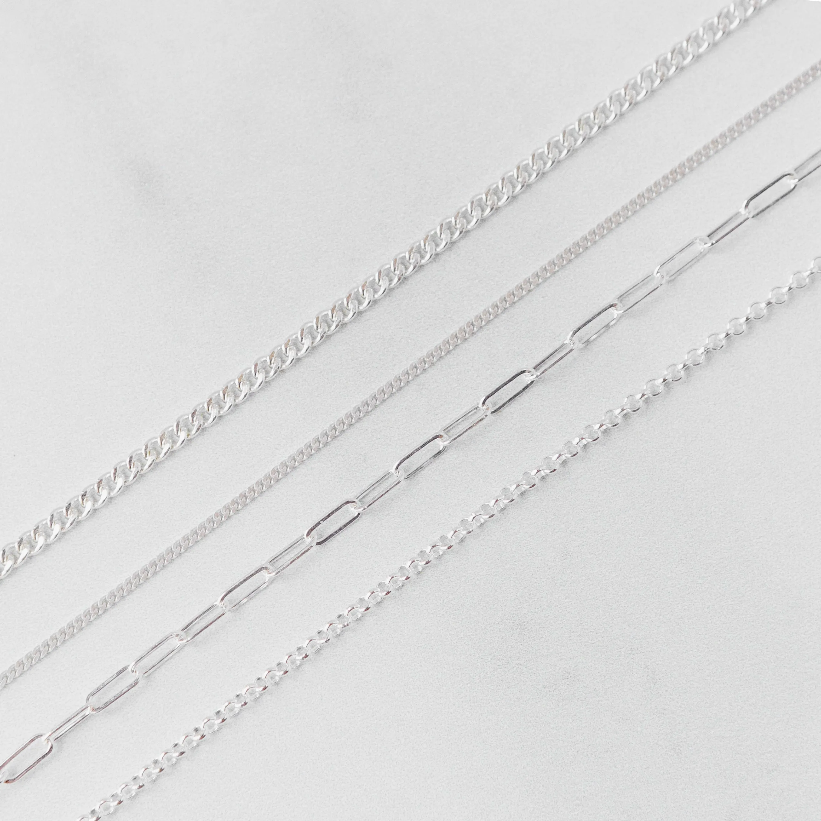 Infinity Anklet in Silver