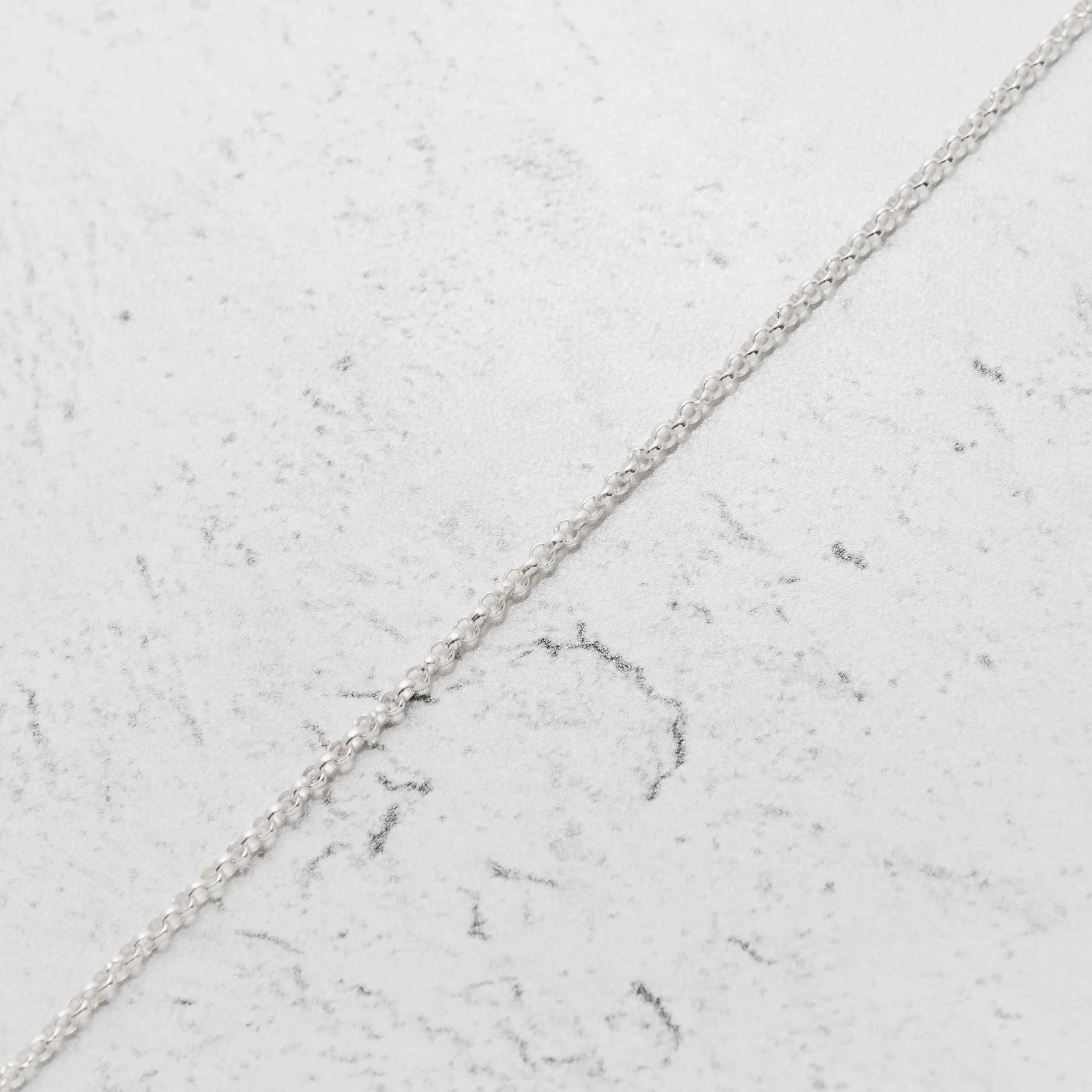 Infinity Anklet in Silver