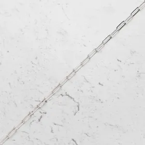 Infinity Anklet in Silver