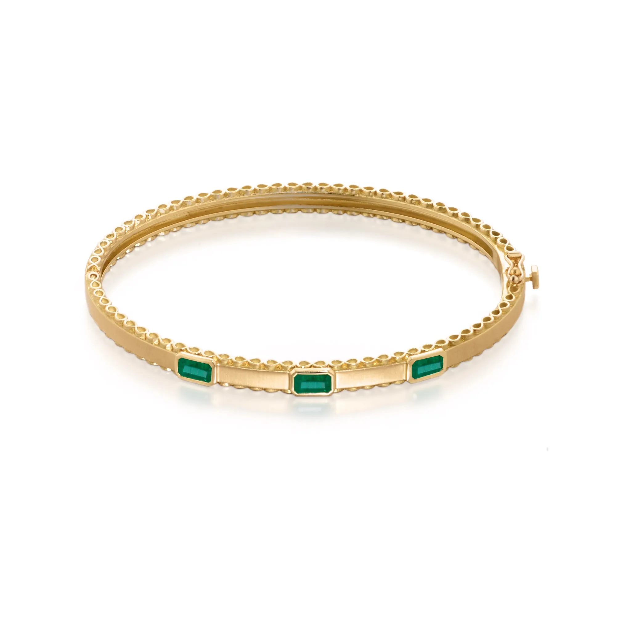 Infinity Emerald Bracelet