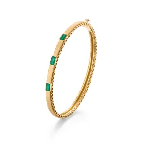 Infinity Emerald Bracelet