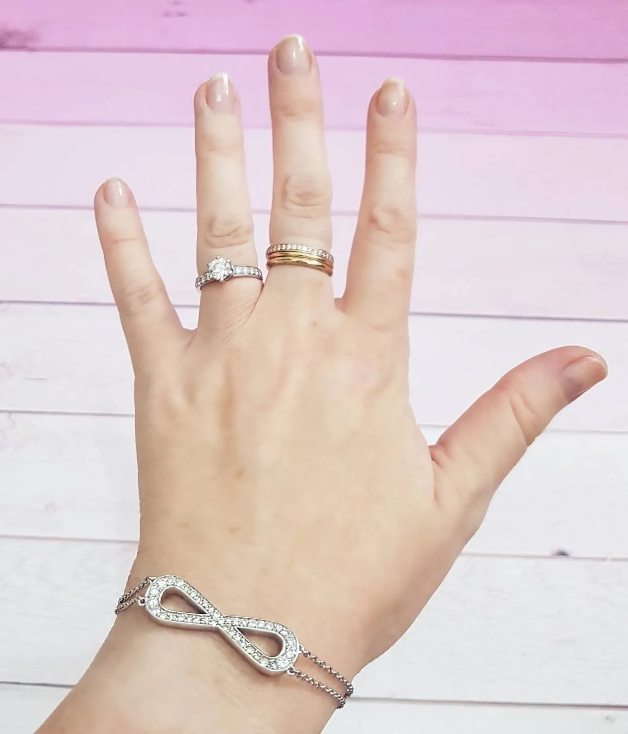 Infinity Endless Love Diamond Bracelet