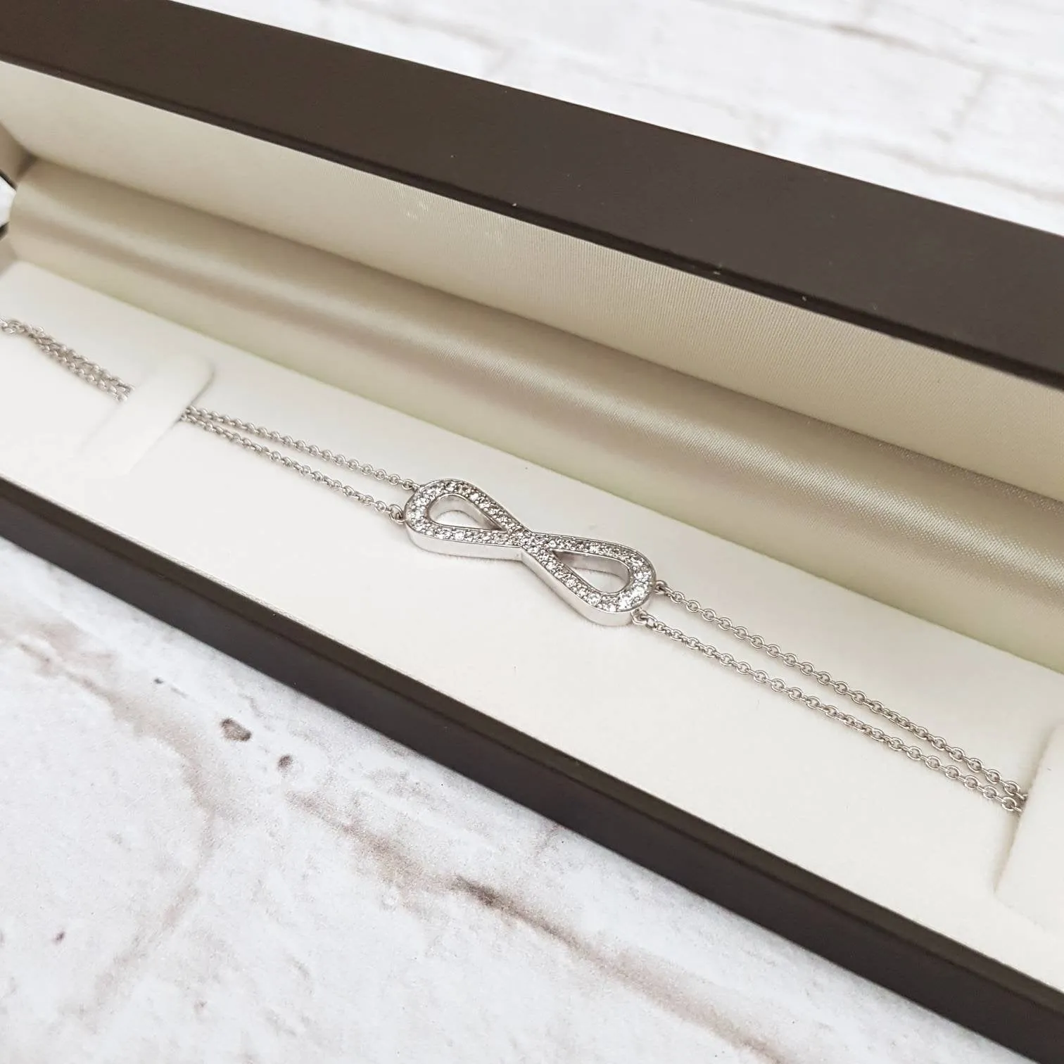 Infinity Endless Love Diamond Bracelet