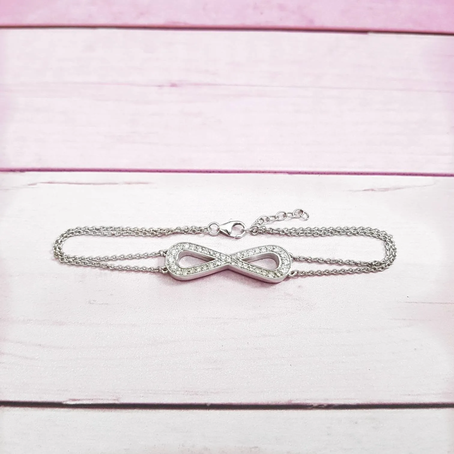 Infinity Endless Love Diamond Bracelet