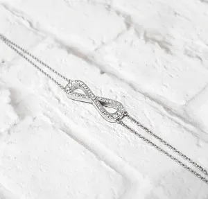 Infinity Endless Love Diamond Bracelet