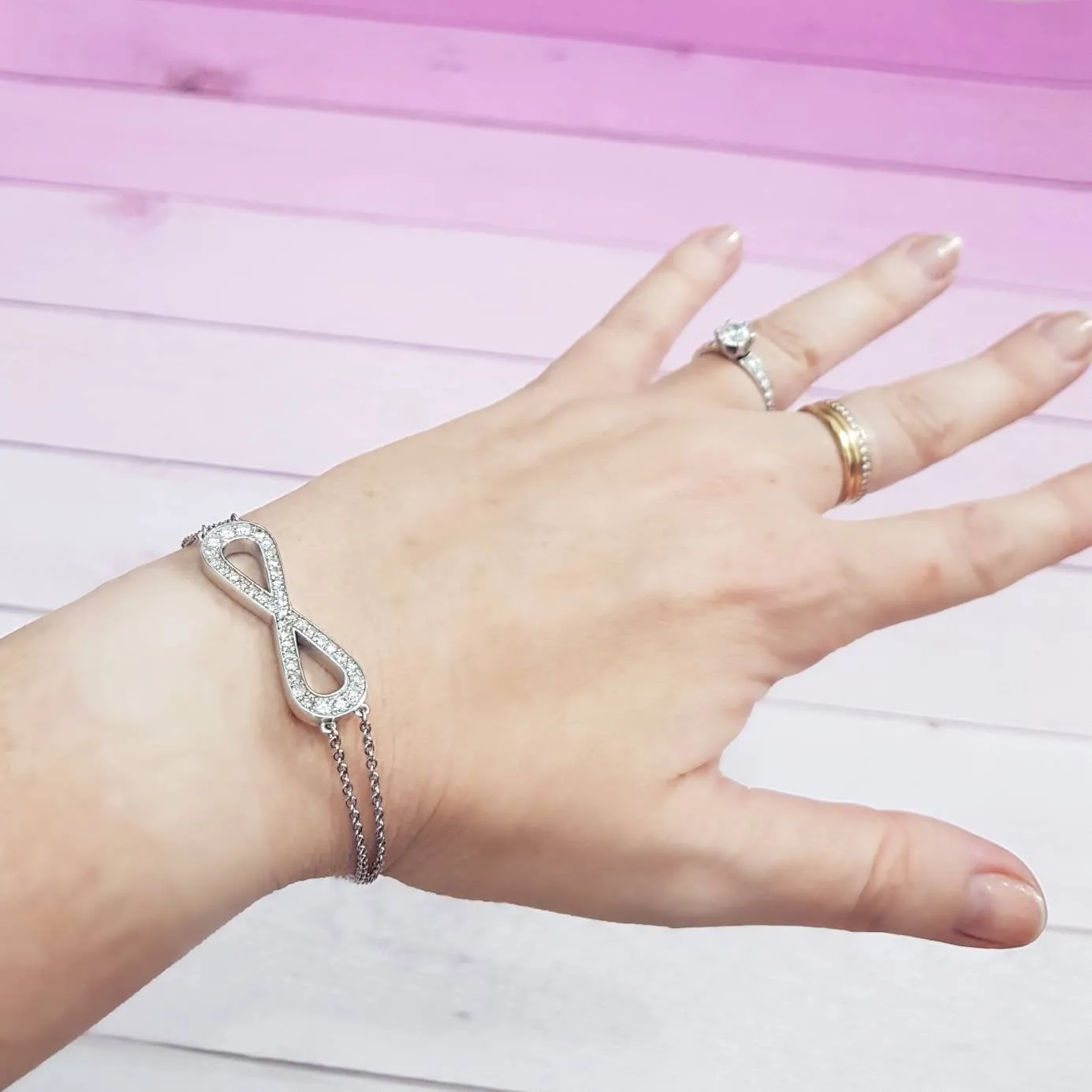 Infinity Endless Love Diamond Bracelet