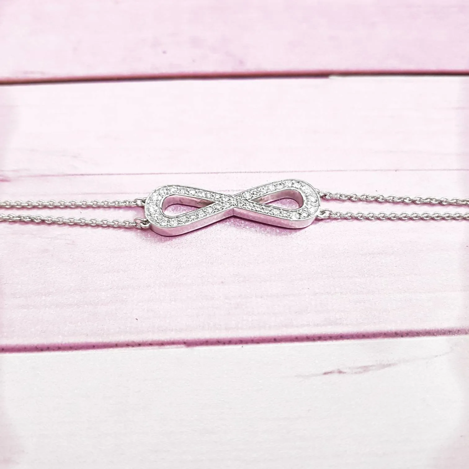 Infinity Endless Love Diamond Bracelet