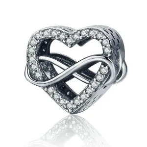 Infinity Heart Charm